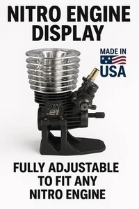 Nitro RC Adjustable Display Stand Fits All Sizes - Picture 1 of 11