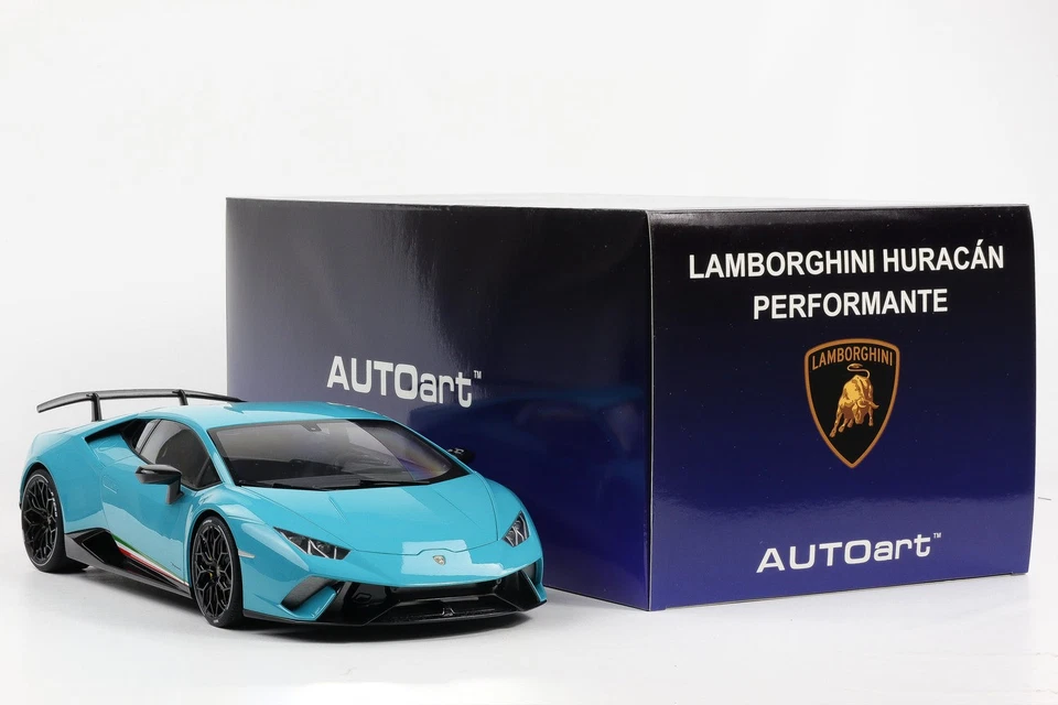 AUTOart 1/12 Lamborghini Huracan Performante Hellblau Fertig Produkt 12077