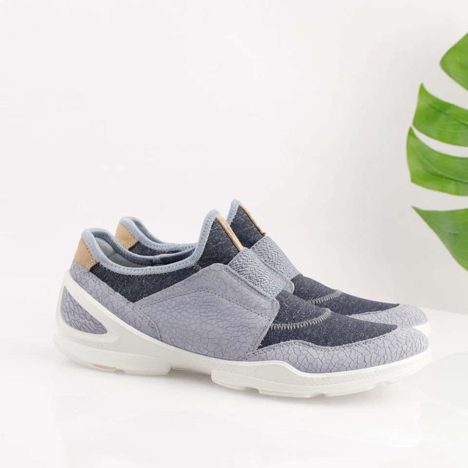 Zapatilla deportiva Ecco Biom Street para mujer talla 40 9 azul elástica sin cordones ligera Foto 1 de 4