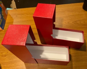 2)Coin Storage Boxes 2.5 X 2.5 Coin Holder Storage Boxes Full Size - Picture 1 of 4