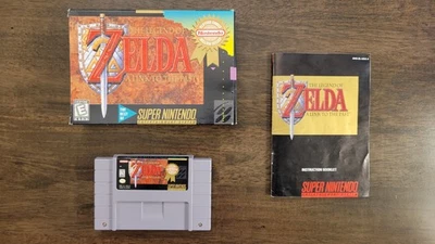 The Legend of Zelda: A Link to the Past (Nintendo SNES, 1992) With Box & Manual - Image 1 of 4