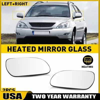 Espejo retrovisor izquierdo derecho vidrio térmico para RX RX300 Lexus RX350 RX400H 04-09 Foto 1 de 4