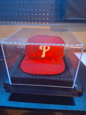 Philadelphia Phillies Hat Autographed By Four Phillies - Image 1 of 4