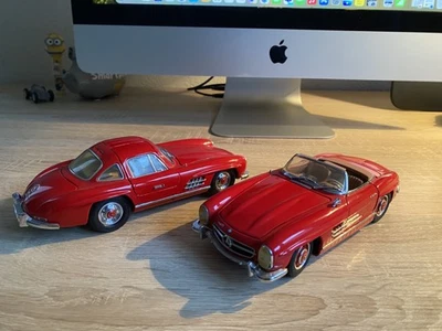 Mercedes-Benz 300 SL Set bestehend aus MB 300 SL Coupé und MB 300 SL Roadster - Bild 1 von 4