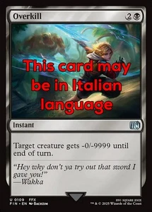 MTG OVERKILL FOIL EXC - ULTRACIDIO 109 - FIN - MAGIC - Picture 1 of 1