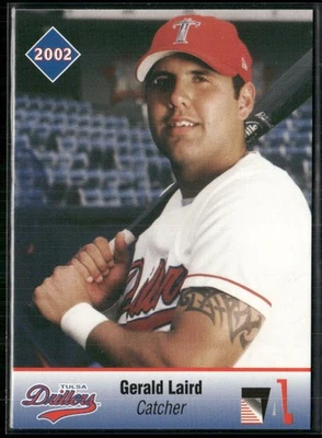 Gerald Laird 2002 Tulsa Drillers Team Set Card - Image 1 of 2