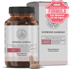 Happy Mammoth Hormone Harmony Balanced Hormones Dietary Supplement NEW! 72 caps
