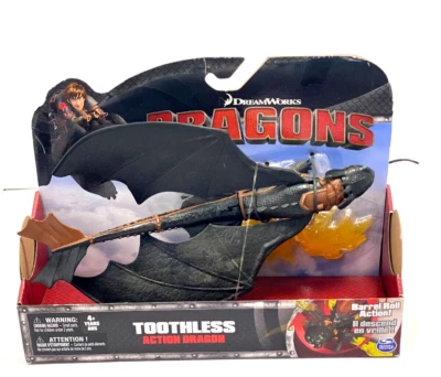 DREAMWORKS Dragons TOOTHLESS ACTION DRAGON Barrel Roll ENTRENA A TU DRAGÓN 2015 Foto 1 de 4