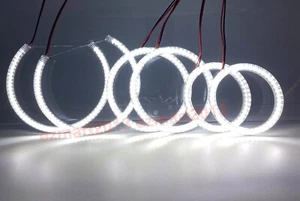 LED halo ring for ACURA TSX 2004-2008 Headlight demon angel eye Xenon white DRL - Picture 1 of 19