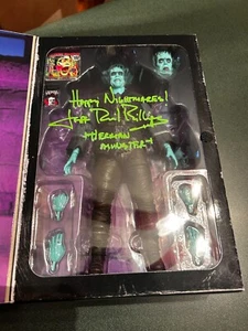 Jeff Daniel Phillips Signed NECA Herman Munster Figure Beckett BAS COA Autograph - Picture 1 of 3
