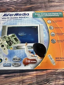 AVerMedia AVerTV Combo PCI-E Cable/ATSC TV Tuner + S-Video/Composite Input - Picture 1 of 6