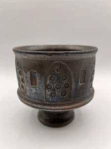 Seth Green Hand Thrown Stoneware, Wood Fire Reduction Drinking Bowl - Picture 1 of 9