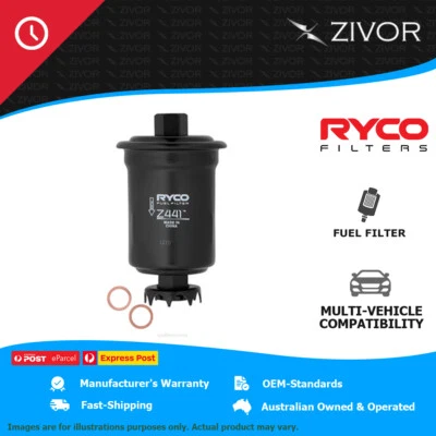New RYCO Fuel Filter In-Line For TOYOTA CORONA RT142 2.4L 22R-EC Z441 - image 1 of 4