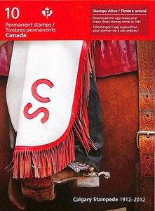 Canada - Booklet BK488 - Scott 2547 - Calgary Stampede - 2012 - Picture 1 of 1