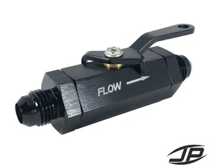 4 AN Billet Aluminum Inline Fuel Shut Off Valve w/ Cable Lever - Picture 1 of 1
