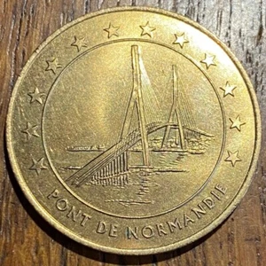 PIECE 1 EURO DE LA VILLE DU HAVRE 1996 PONT DE NORMANDIE (1181) - Bild 1 von 2