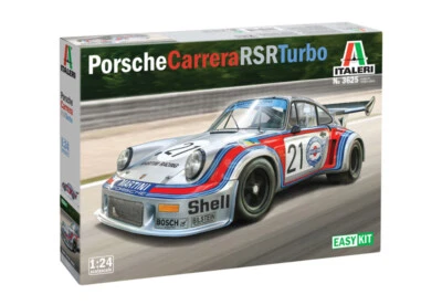Porsche Carrera Rsr Turbo 1:24 Plastic Model Kit ITALERI - Immagine 1 di 3