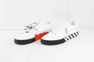 Off-White Q:2 / New Low Vulcanized Sneaker in White/Beige BNWB 42 - Picture 1 of 12