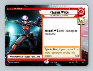 Star Wars Unlimited - Sabine Wren - (Hyperspace) (SOR) 280 - Picture 1 of 2