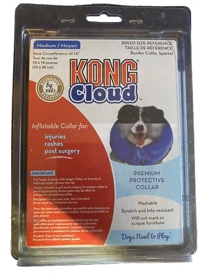 Collar protector Kong Cloud Premium para perro talla mediana - Nuevo en paquete Foto 1 de 2