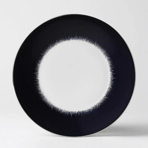 Jasper Conran at Wedgwood Azul Marino Flecos 27 cm Placa P1515 Foto 1 de 1