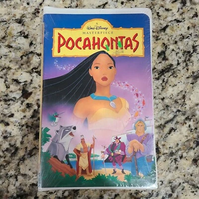New Sealed Rare 1996 Walt Disney Masterpiece Collection Pocahontas VHS #5741 Foto 1 de 4