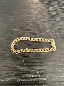 Men’s 14K Yellow Gold Bracelet -  18g - Picture 1 of 4