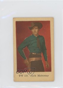 1962 Dutch Gum TV Stars Jack Mahoney #TV135 0mg4