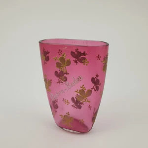 Jugendstil - Andenken-, Brunnenglas / Taschenbecher BADEN BADEN, um 1900. - Picture 1 of 9