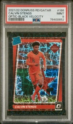 2021 Donruss Optic Black Velocity /25 CALVIN STENGS RC NETHERLANDS RATED ROOKIE - Image 1 of 2