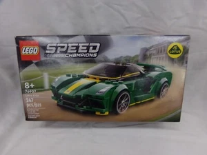 LEGO SPEED CHAMPIONS: 76907 Lotus Evija 247 Piece Set NEW & Sealed - Picture 1 of 2
