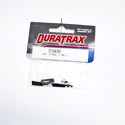 DuraTrax 0303 Metal Set Screws 3mm L (12) DTXQ0303 - Image 1 of 2