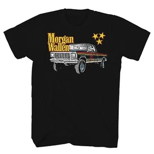 Morgan Wallen Truck T Shirt Mens Licensed Country Rock Band Music Tee New Black - Picture 1 of 2