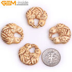 Wholesale New Assorted Animal Carved Bovine Boving Bond Beads Jewelry Making