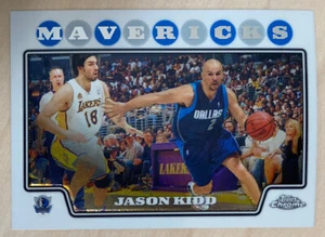 JASON KIDD - 2008-09 Topps Chrome #55 - DALLAS MAVERICKS - Picture 1 of 2