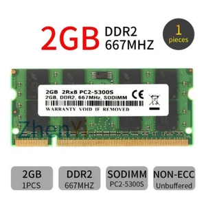 2GB Módulo DDR2 PC2-5300S 667MHz 2Rx8 CL5 1.8V Notebook PC Memoria SODIMM RAM SP - Picture 1 of 6