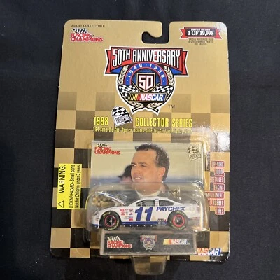 Racing Champions 50th Brett Bodine #11 Paychex 1998 Ford Taurus 1:64 NASCAR Foto 1 de 3