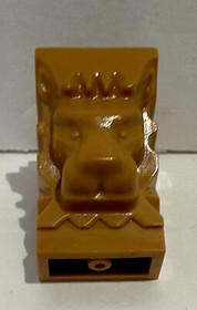 Lego Clay Orange Brown Lion Head Castle Gargoyle 30274 Prince Of Persia 7572 ￼