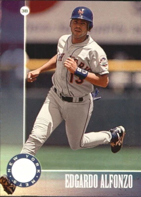 1996 Leaf Silver Press Proofs #116 Edgardo Alfonzo - NM-MT - Image 1 of 2