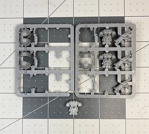 Partial 40K SPACE MARINE BACKPACKS PADS & BOLTER Sprues x2 #3 2nd Ed GW OOP BD25 - Picture 1 of 1