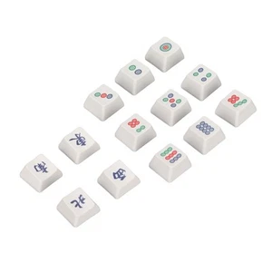 13x Gaming Keycaps 13 Key Personalized Chinese Style Mahjong Shape Cherry Hei CB - Bild 1 von 22