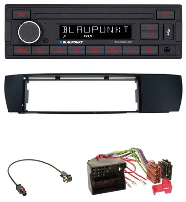Blaupunkt MP3 AUX USB 1DIN Autoradio für BMW X3 (E83 2004-2010) seitlich - Bild 1 von 4