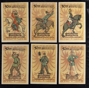 POTSDAM - GERMANY NOTGELD  - 6 x 50 PFENNIG - Picture 1 of 2