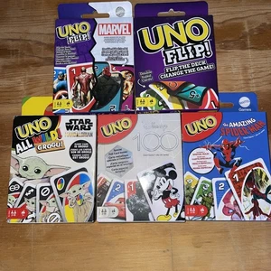 UNO - 5 New/Sealed UNO Games - Picture 1 of 1