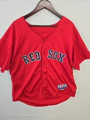 AUTHENTIC MAJESTIC BOSTON RED SOX COOL BASE Jersey #15 Size 48 - Image 1 of 4