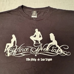 Vince Neil Ink The Strip Las Vegas T Shirt Size 2XL Strippers XXL Motley Crue - Picture 1 of 6