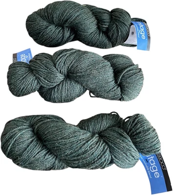 Berroco Vintage DK Wool Blend Yarn 3 Hanks ea 218 yds 100g Green Color 5177 New - Image 1 of 4