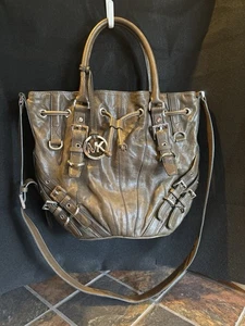 Michael Kors Tasche groß Kordelzug Leder - Bild 1 von 20