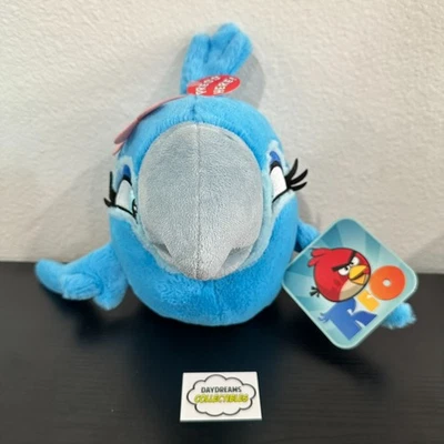 Peluche Angry Birds Rio Jewel 8" nuevo con etiquetas Commonwealth 2011 * sin/mal sonido Foto 1 de 2