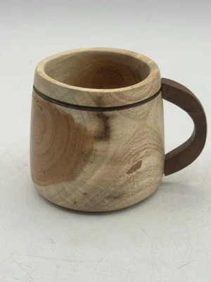 Деревянная кружка с ручкой 6 унций - Изображение 1 из 4